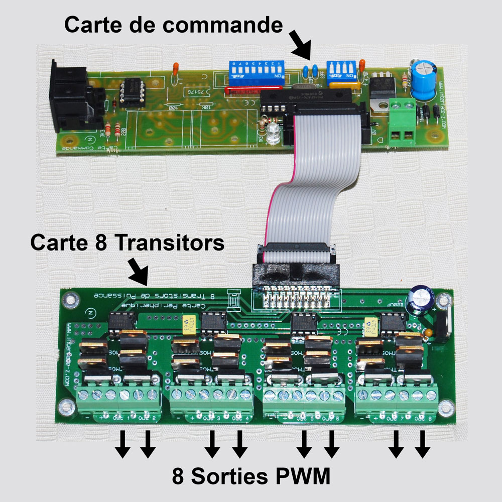 8 Transistors haute puissance