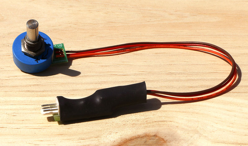 Potentiometre a rotation infinie.