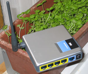 Borne de réception.