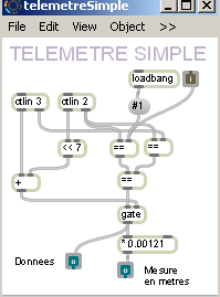 Patch Max pour télémètre à ultrason.