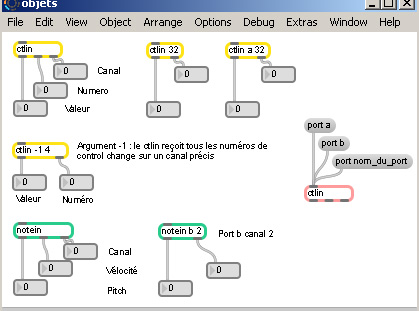 Objets ctlin et notein.