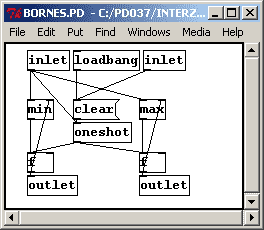 Patch PD de détection des bornes supérieures et inférieures.