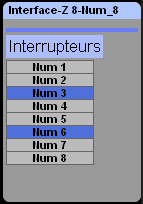 Patch Usine pour 8 interrupteurs.