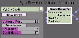 Script Usine pour capteur pyroelectrique.