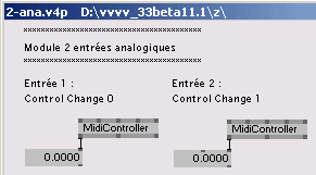 Réception des données du capteur en Midi.