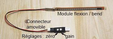 Capteur de flexion - Bend sensor.