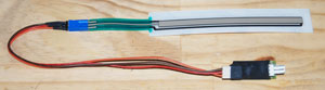 Capteur ribbon potentiomètre court 10 cm.