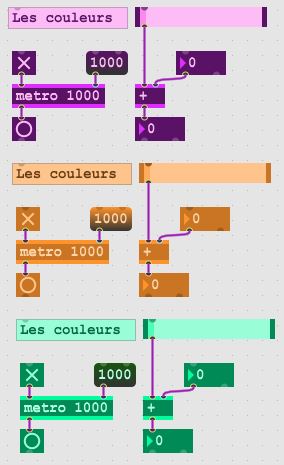 Des couleurs