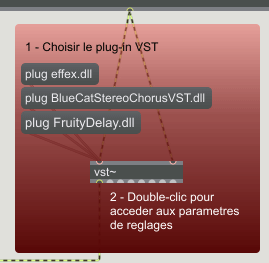 Filtre Max MSP VST