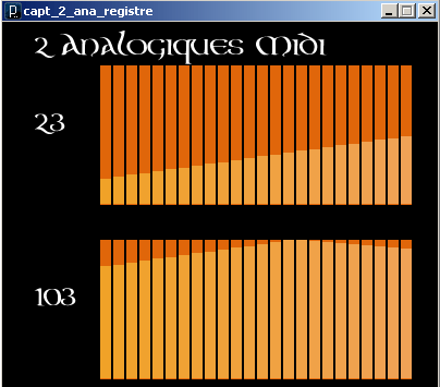 Sketch Processing pour observer les données issues des capteurs avec le module 2 -Ana.